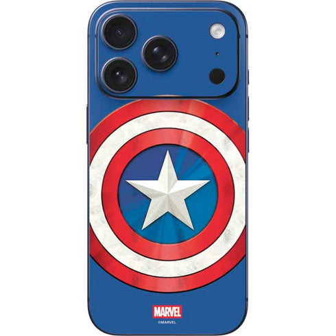 Marvel Captain America Shield iPhone 17 Pro Skin